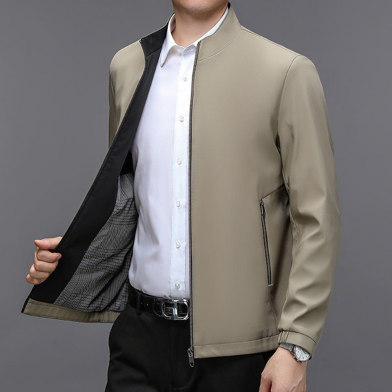 Veste homme à col montant et poches latérales, vue 2