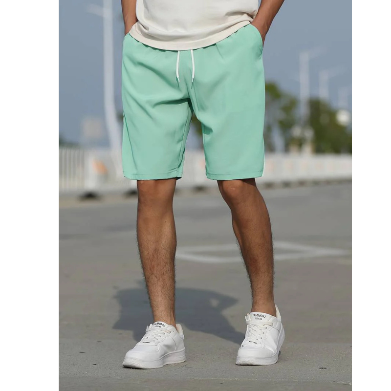 Shorts Décontractés Homme avec Cordon, coloris Vert clair