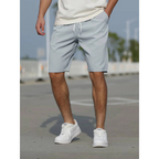 Shorts Décontractés Homme avec Cordon, coloris Gris