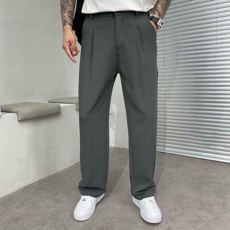 Pantalon Homme à Jambes Larges, coloris Gris