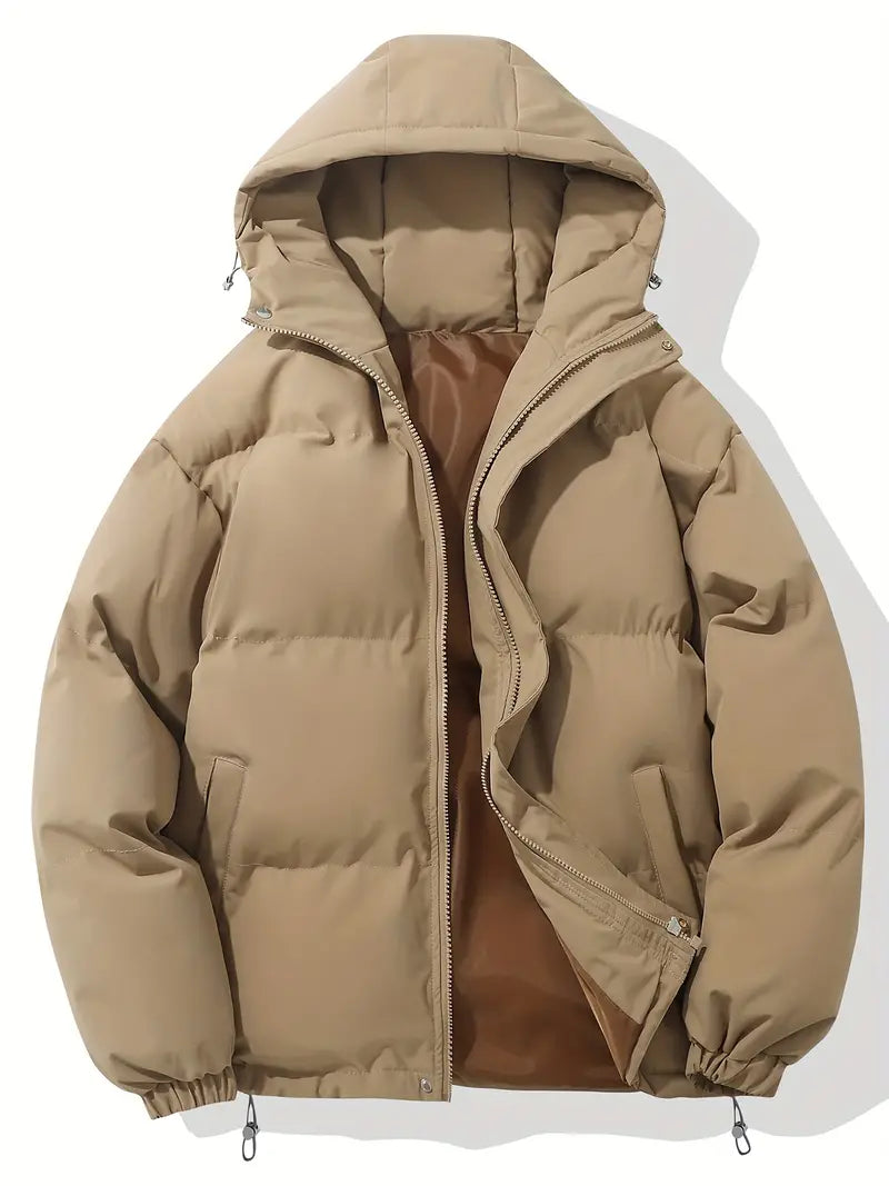 Veste Matelassée à Capuche pour Homme, coloris Kaki