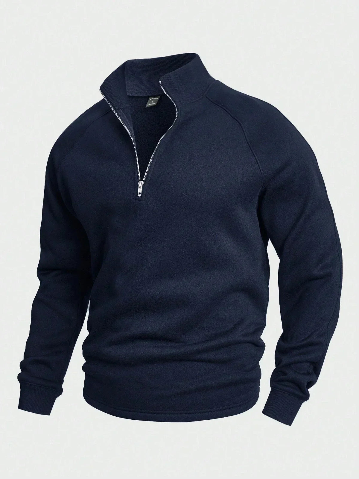 Pull Homme Col Montant, coloris Bleu foncé