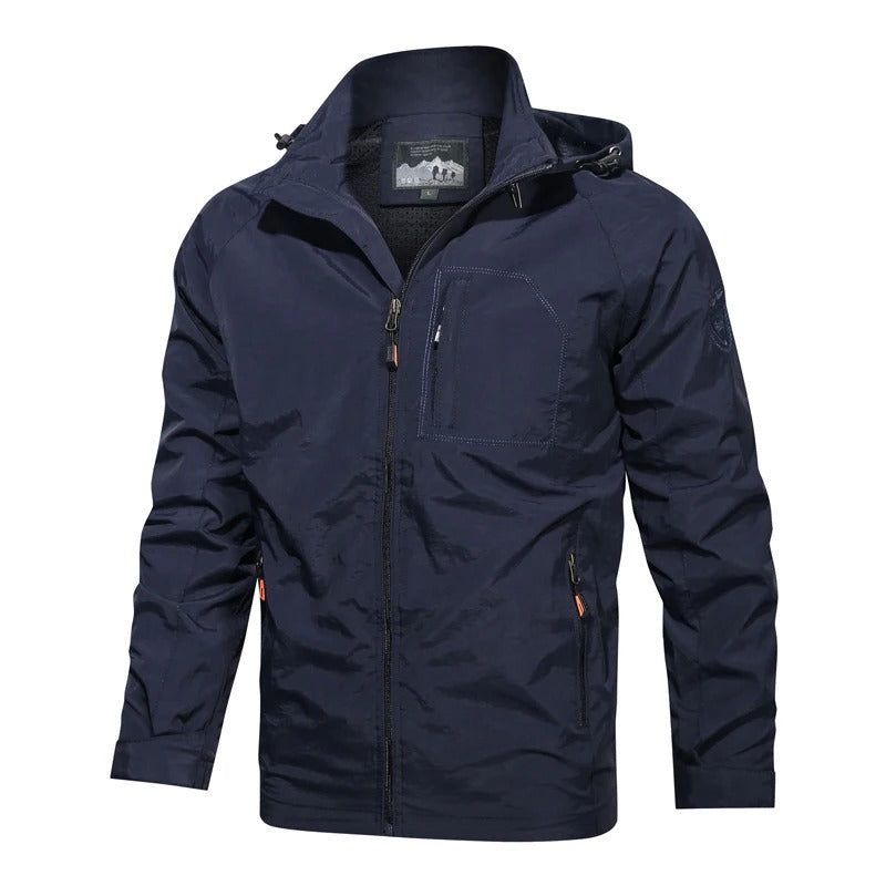 Veste d'été décontractée pour hommes, coloris Bleu