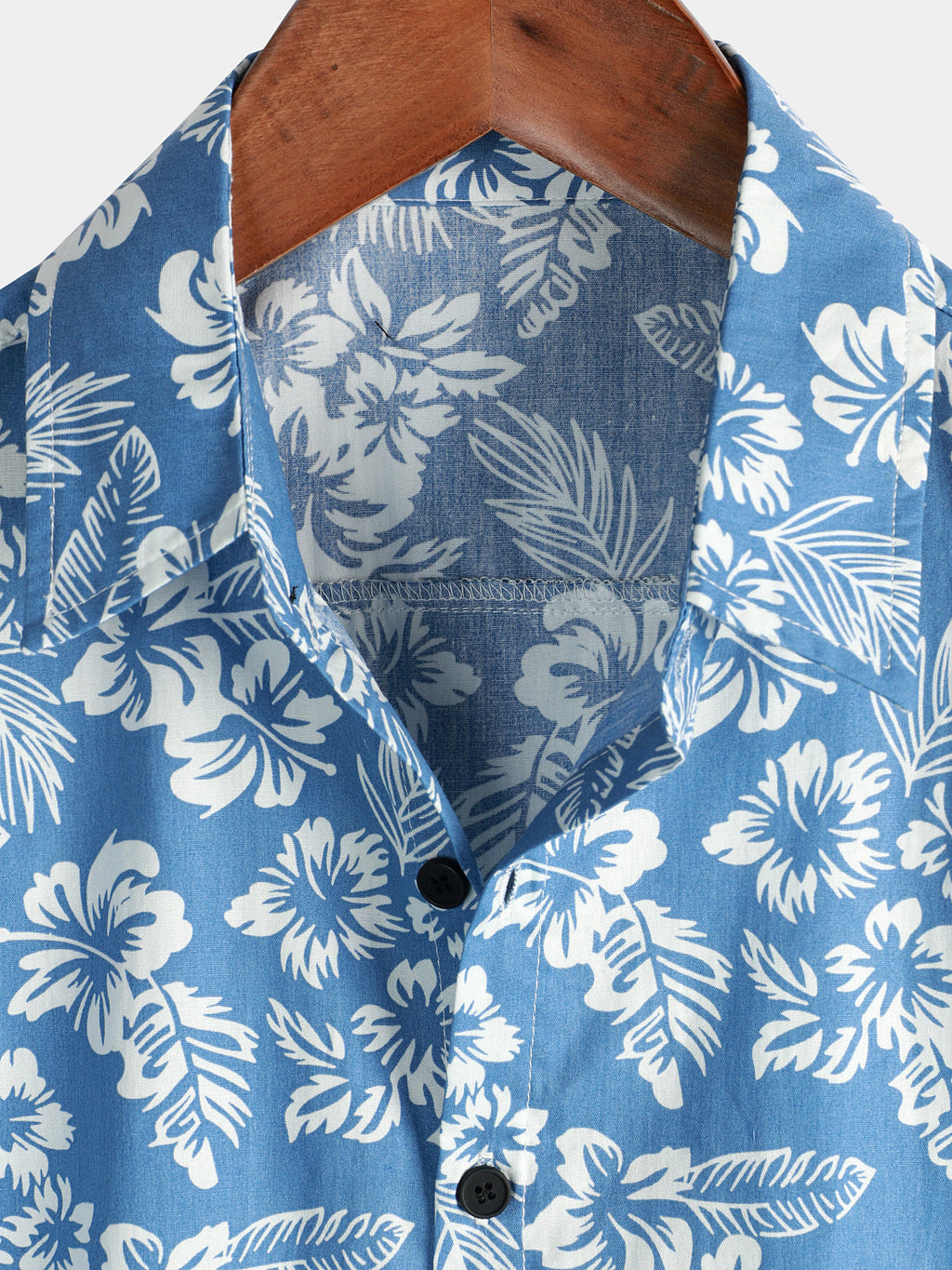 Chemise hawaïenne pour homme à manches courtes et motif fleuri, vue 3