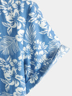 Chemise hawaïenne pour homme à manches courtes et motif fleuri, vue 4