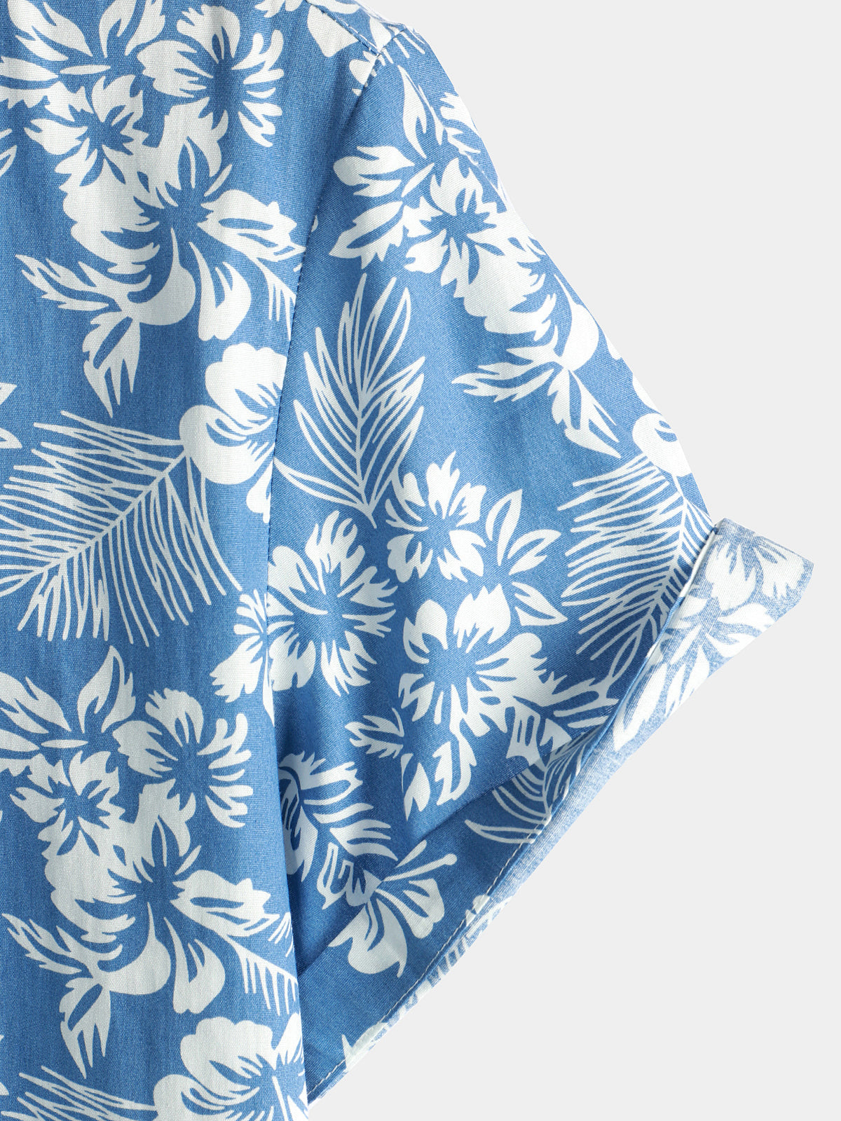Chemise hawaïenne pour homme à manches courtes et motif fleuri, vue 4