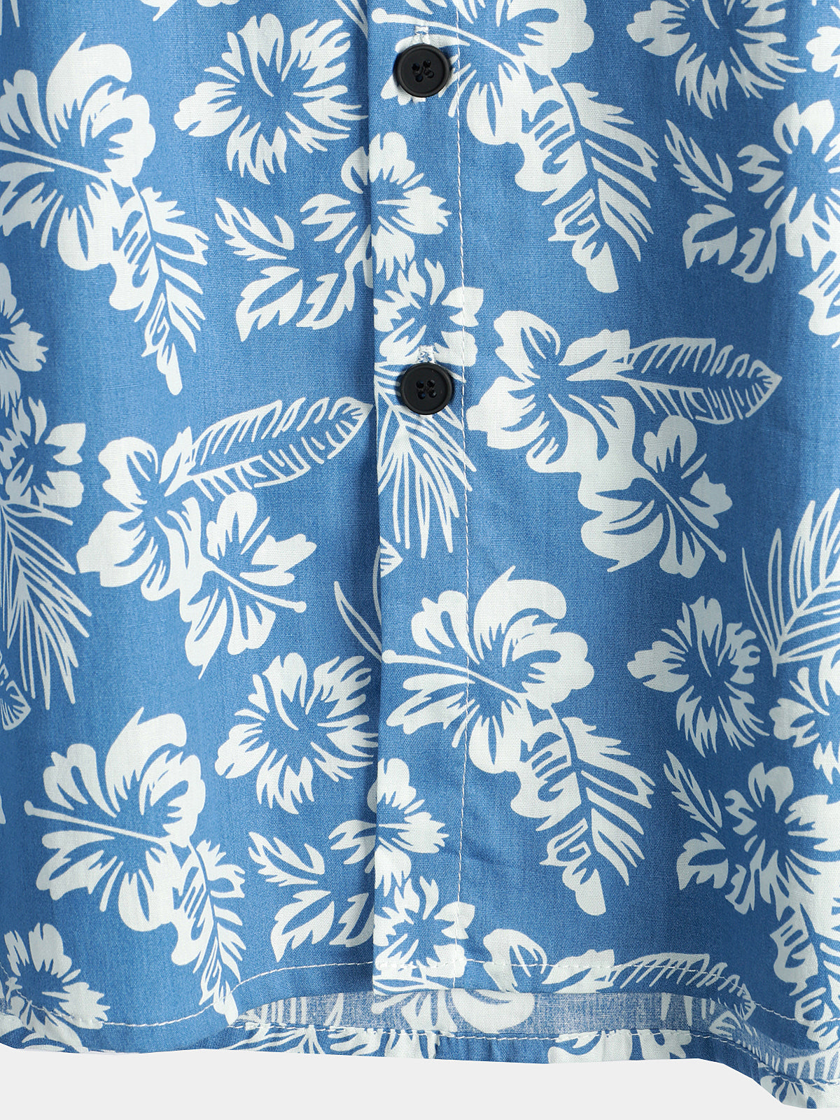 Chemise hawaïenne pour homme à manches courtes et motif fleuri, vue 5