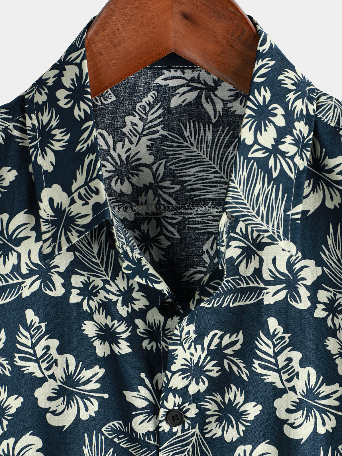 Chemise hawaïenne en coton pour homme à manches courtes, vue 11