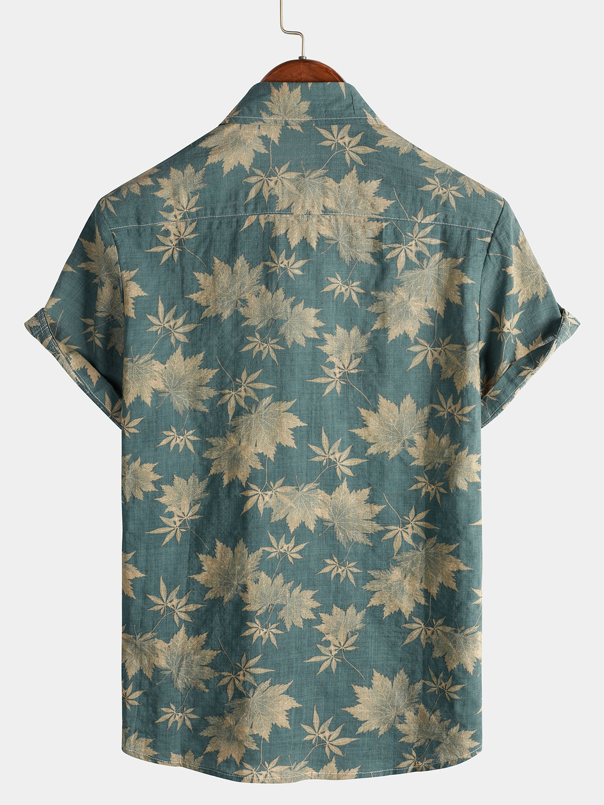 Chemise hawaïenne en coton pour homme à manches courtes, vue 15