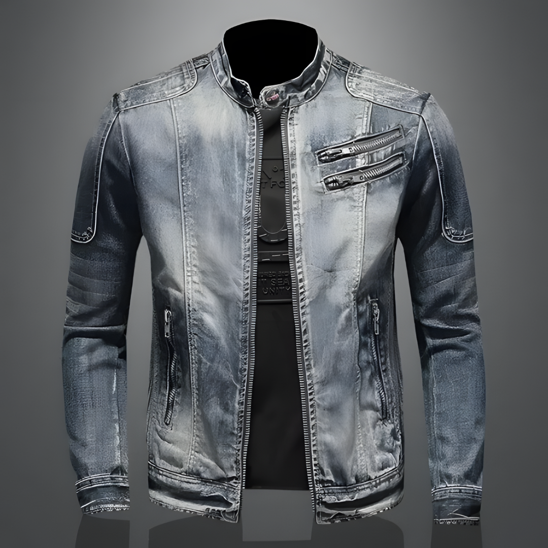 Veste en Jean Slim Homme, vue principale