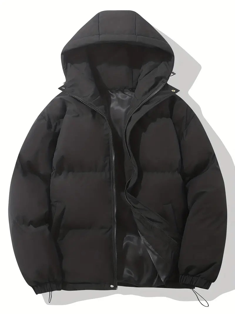 Veste Matelassée à Capuche pour Homme, coloris Noir