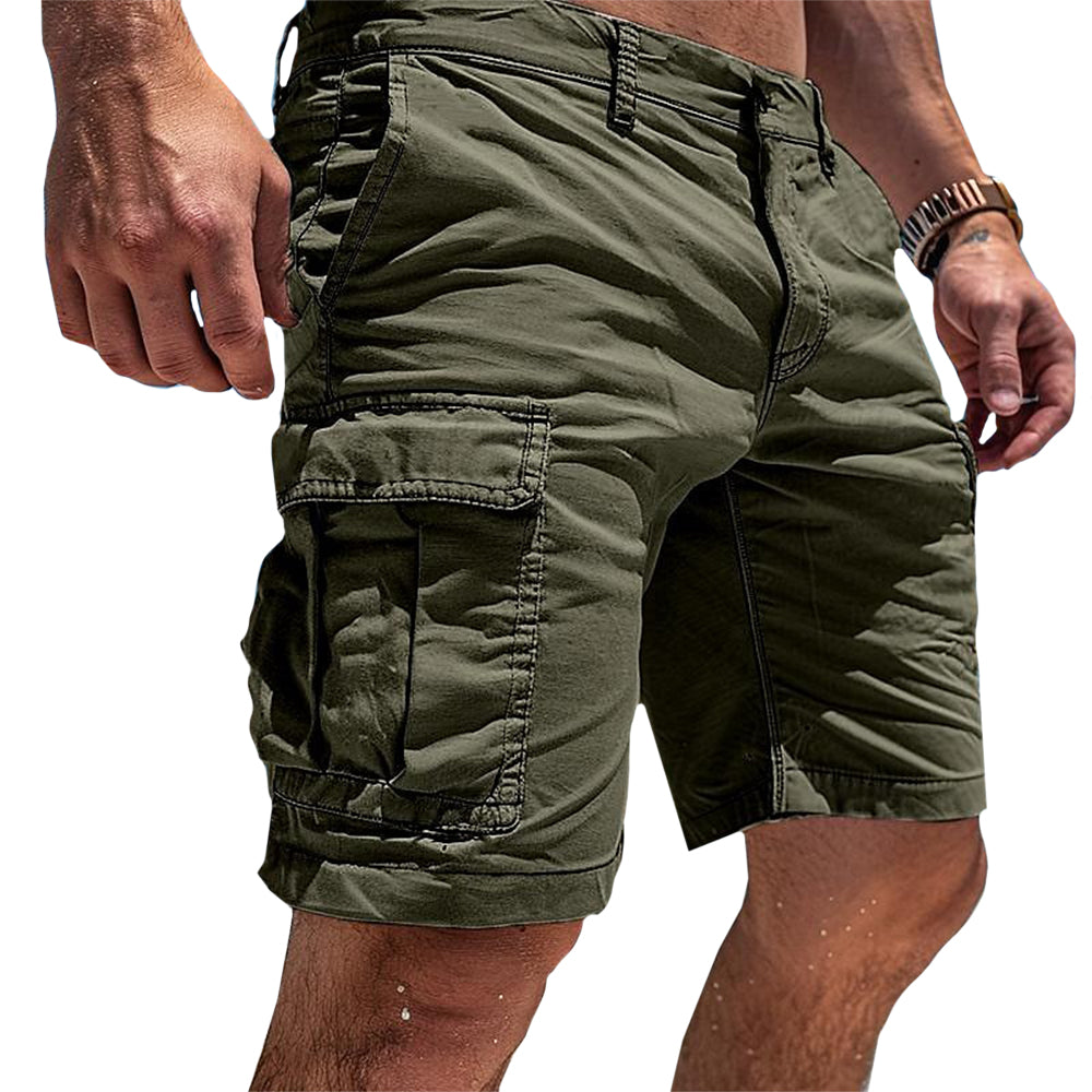 Shorts tactiques décontractés pratiques pour homme, coloris Vert armée