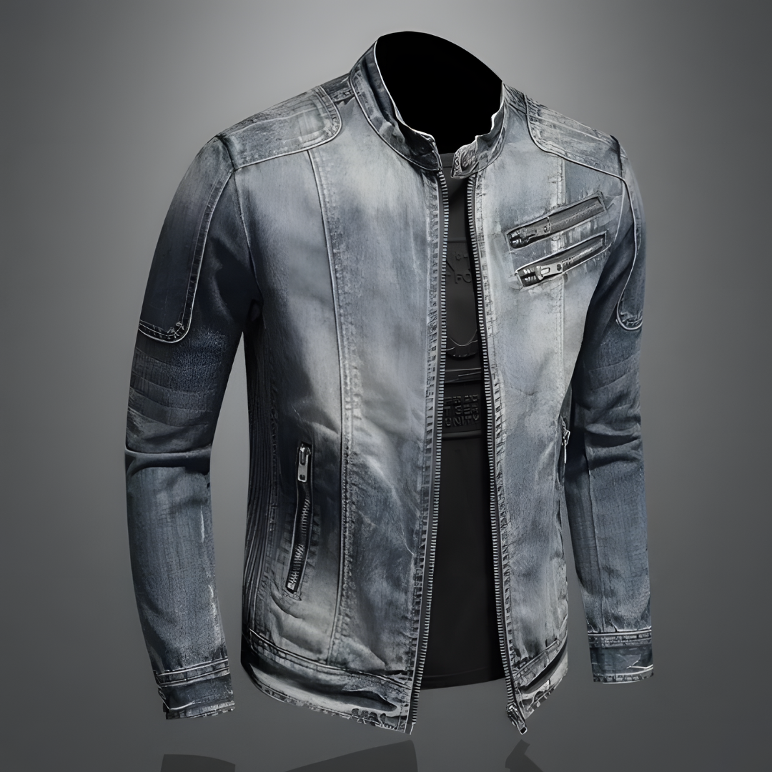 Veste en Jean Slim Homme, vue 3