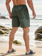Short de bain homme à cordon, vue 2