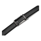 Ceinture en cuir à cliquet pour homme avec fermeture à pression, vue 8