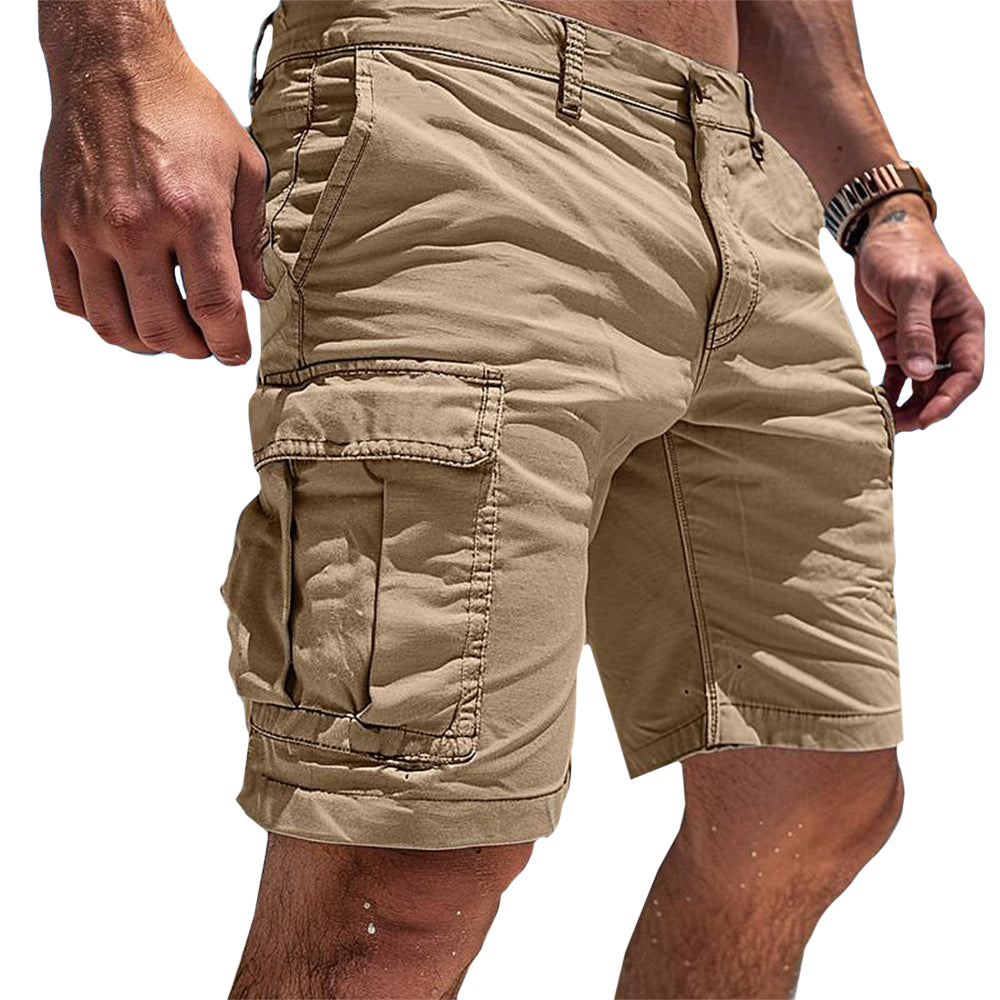 Shorts tactiques décontractés pratiques pour homme, coloris Kaki