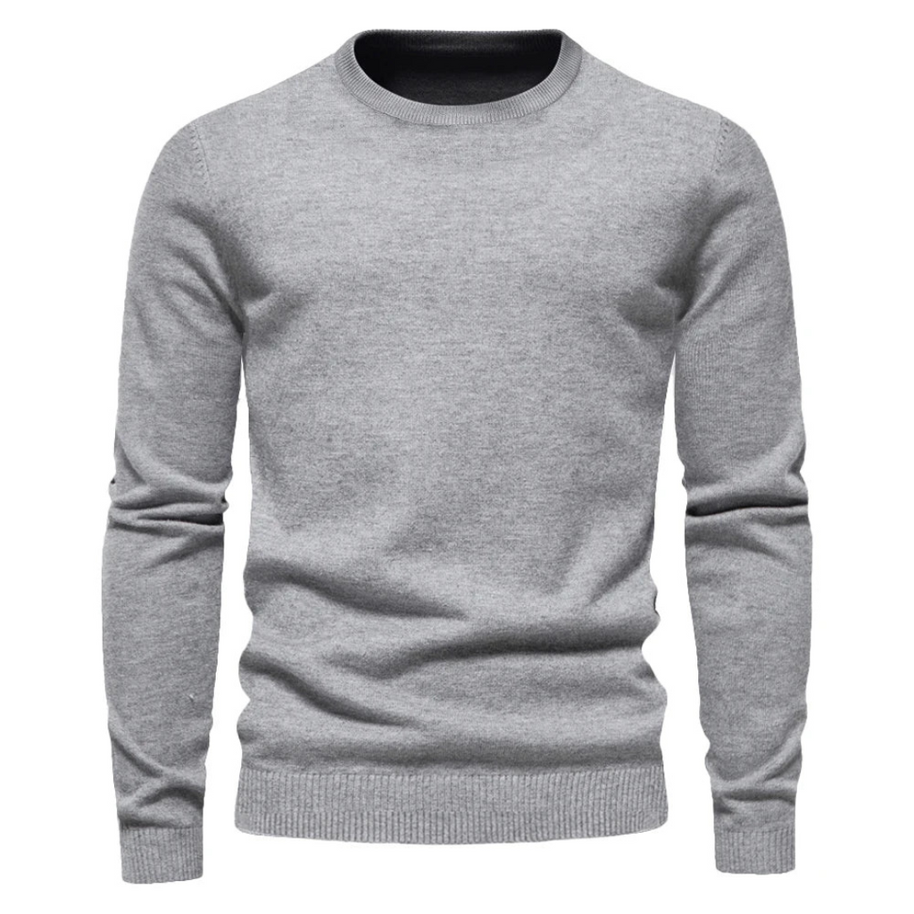 Pull Homme en Maille, coloris Gris