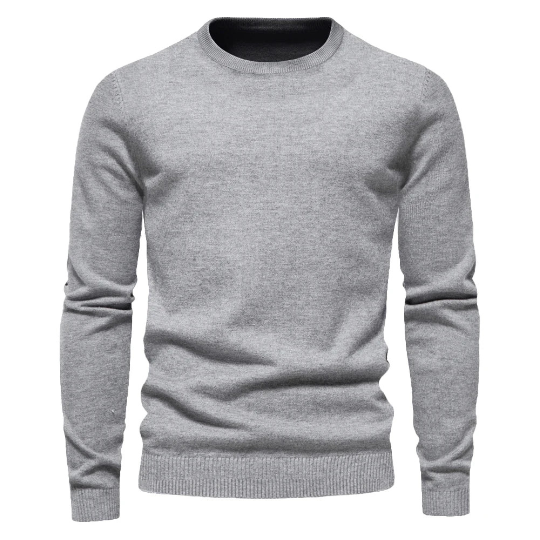 Pull Homme en Maille, coloris Gris