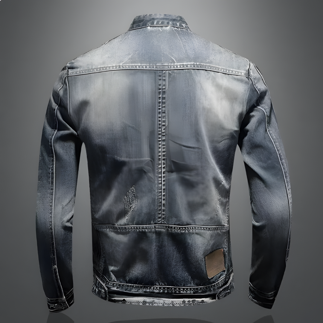 Veste en Jean Slim Homme, vue 2