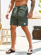 Short de bain homme à cordon, vue 3