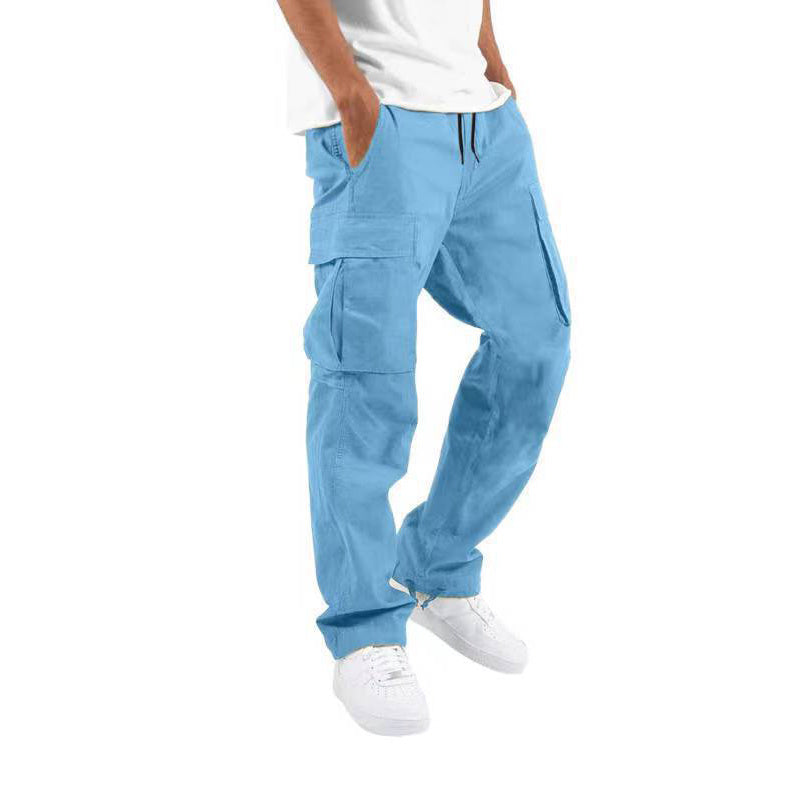 Pantalon Cargo Homme Coupe Ample à Jambes Larges, vue 12
