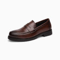 Mocassins Habillés En Cuir Pour Homme, coloris Marron, vue principale