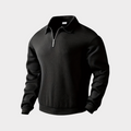 Pull à Demi-Zip pour Homme, coloris Noir