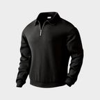 Pull à Demi-Zip pour Homme, coloris Noir