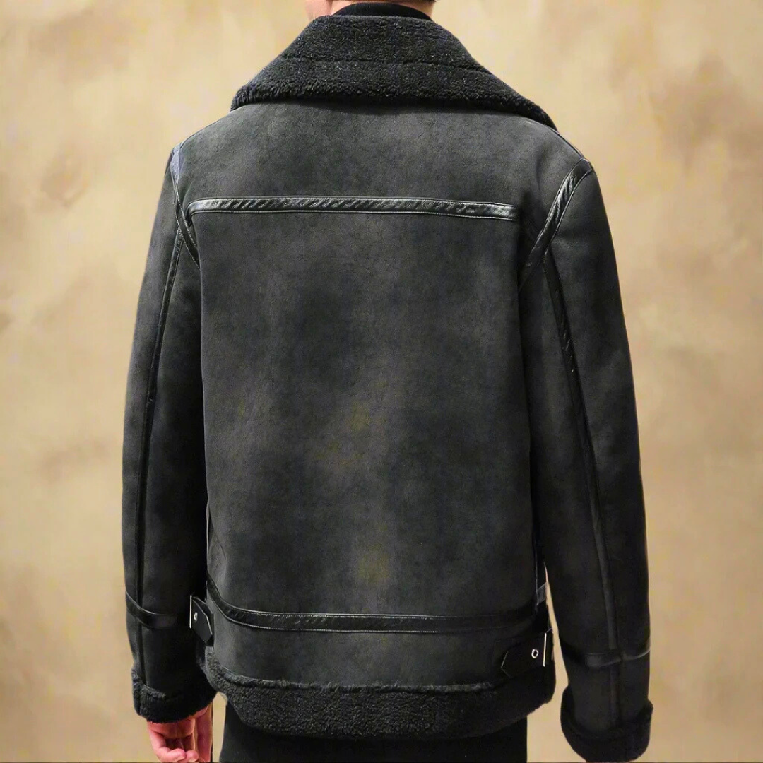 Manteau d’Hiver en Suède pour Homme Ceinture, vue 2