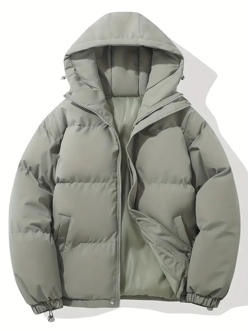 Veste Matelassée à Capuche pour Homme, coloris Gris clair