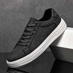Baskets homme tige basse, coloris Noir