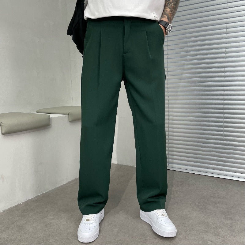 Pantalon Homme à Jambes Larges, coloris Vert