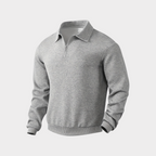Pull à Demi-Zip pour Homme, coloris Gris