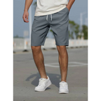 Shorts Décontractés Homme avec Cordon, coloris Gris foncé