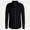 Chemise noire à manches longues, vue 2