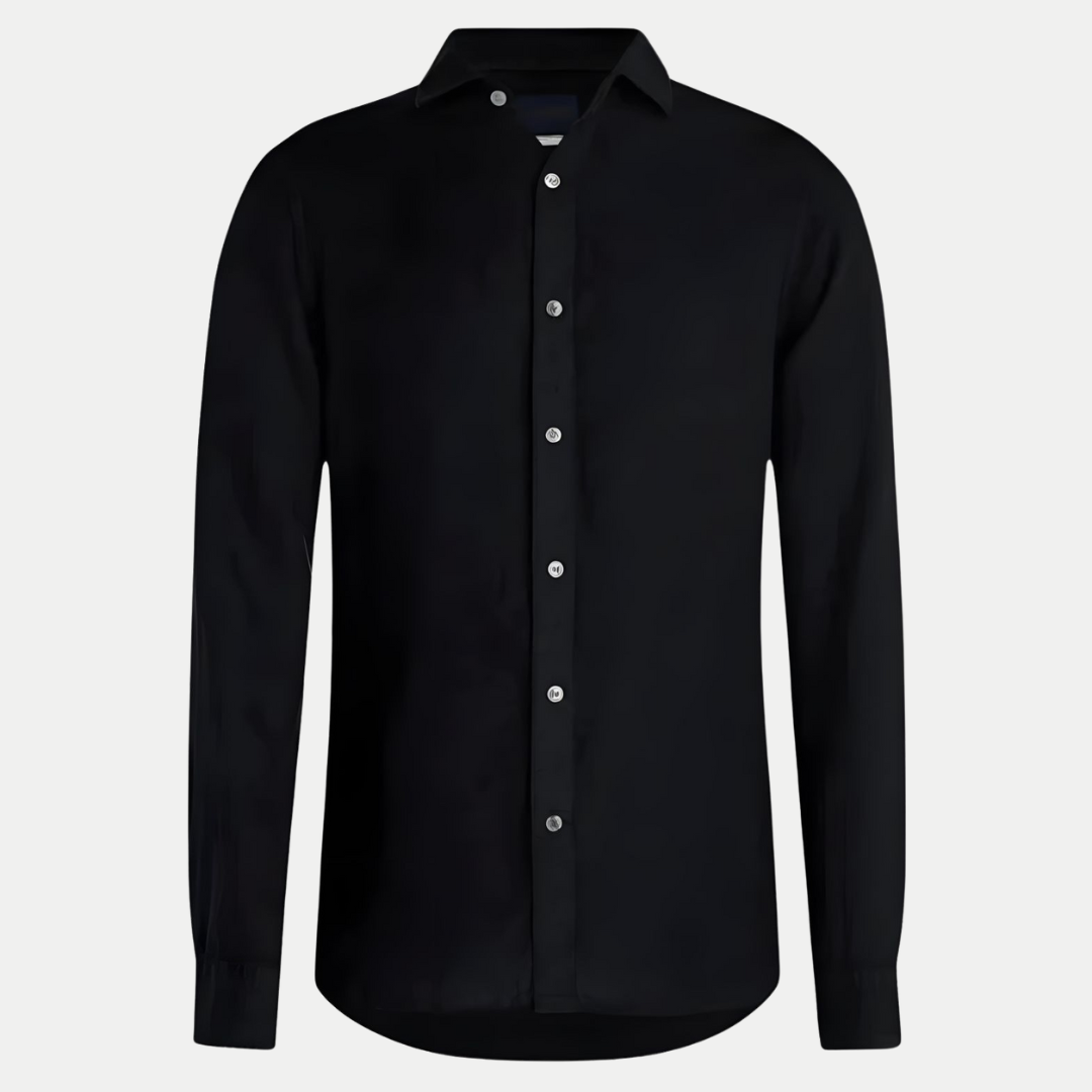 Chemise noire à manches longues, vue 2