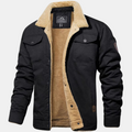 Veste bombardier classique vintage pour homme, coloris Noir