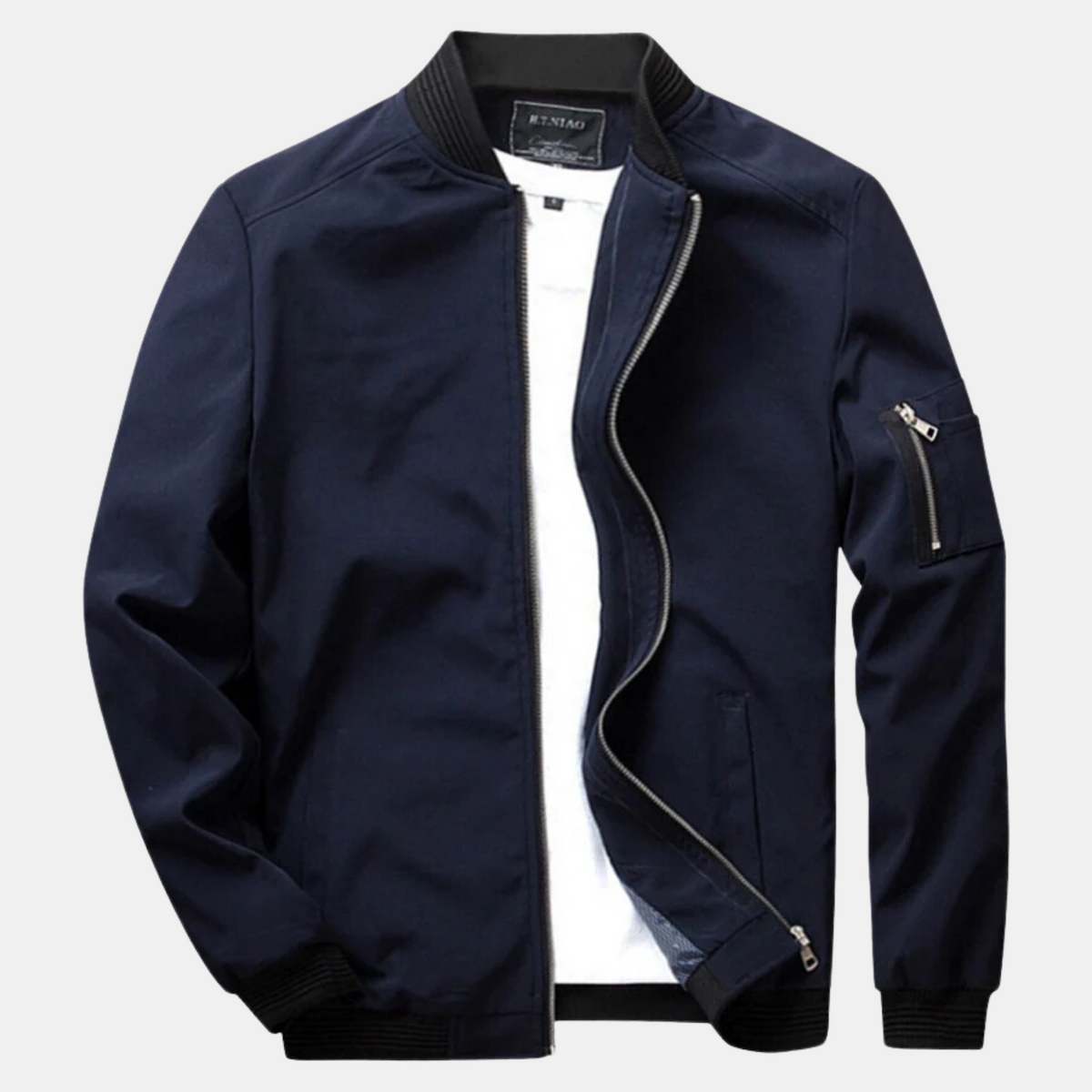 Veste d'été, classique et pour hommes, coloris Bleu marine