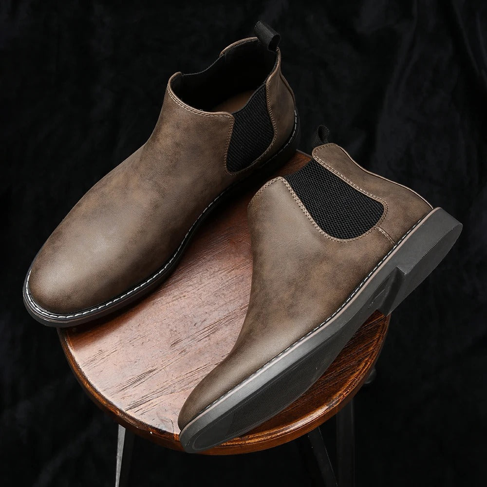 Bottes Chelsea homme lisses, vue 6