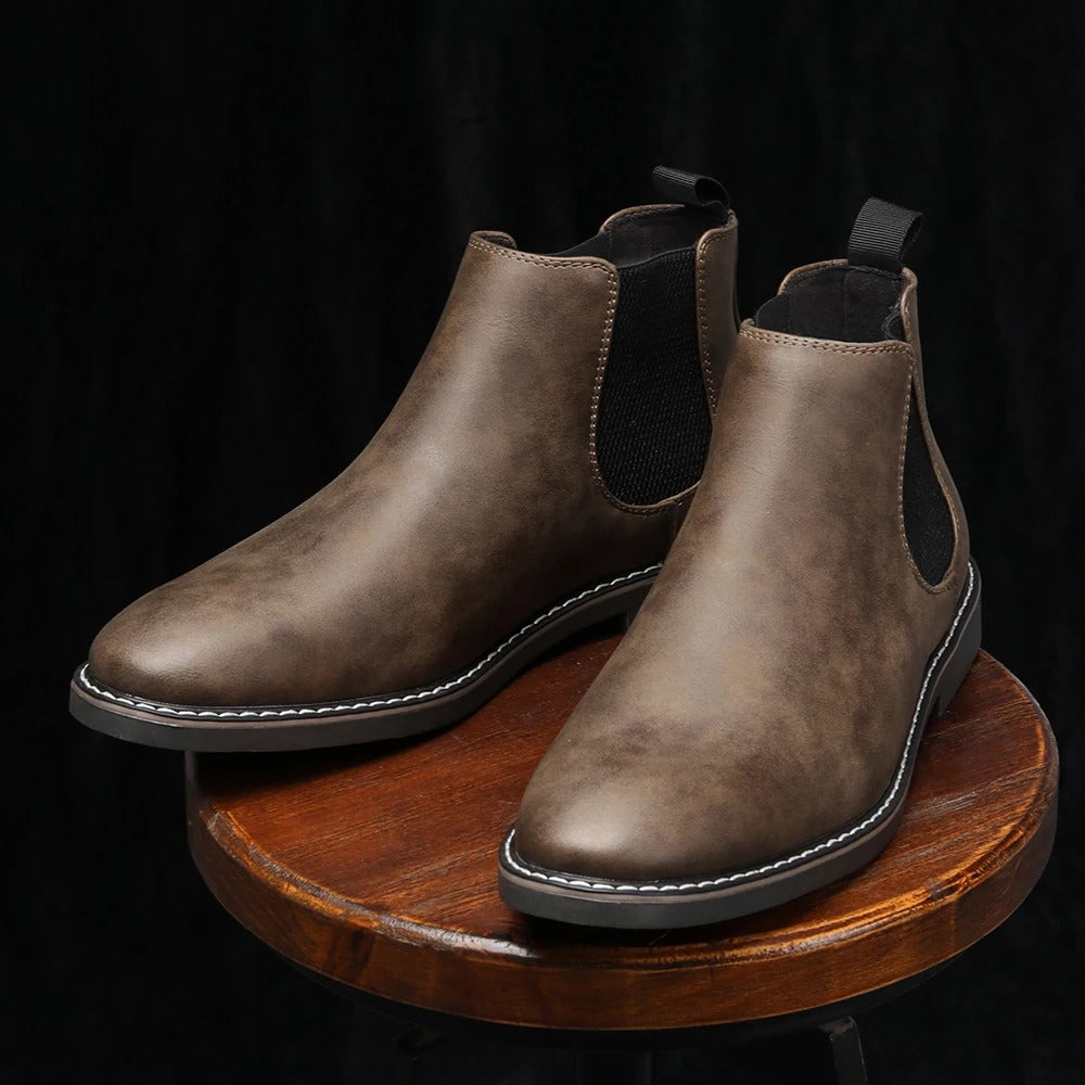 Bottes Chelsea homme lisses, vue 7