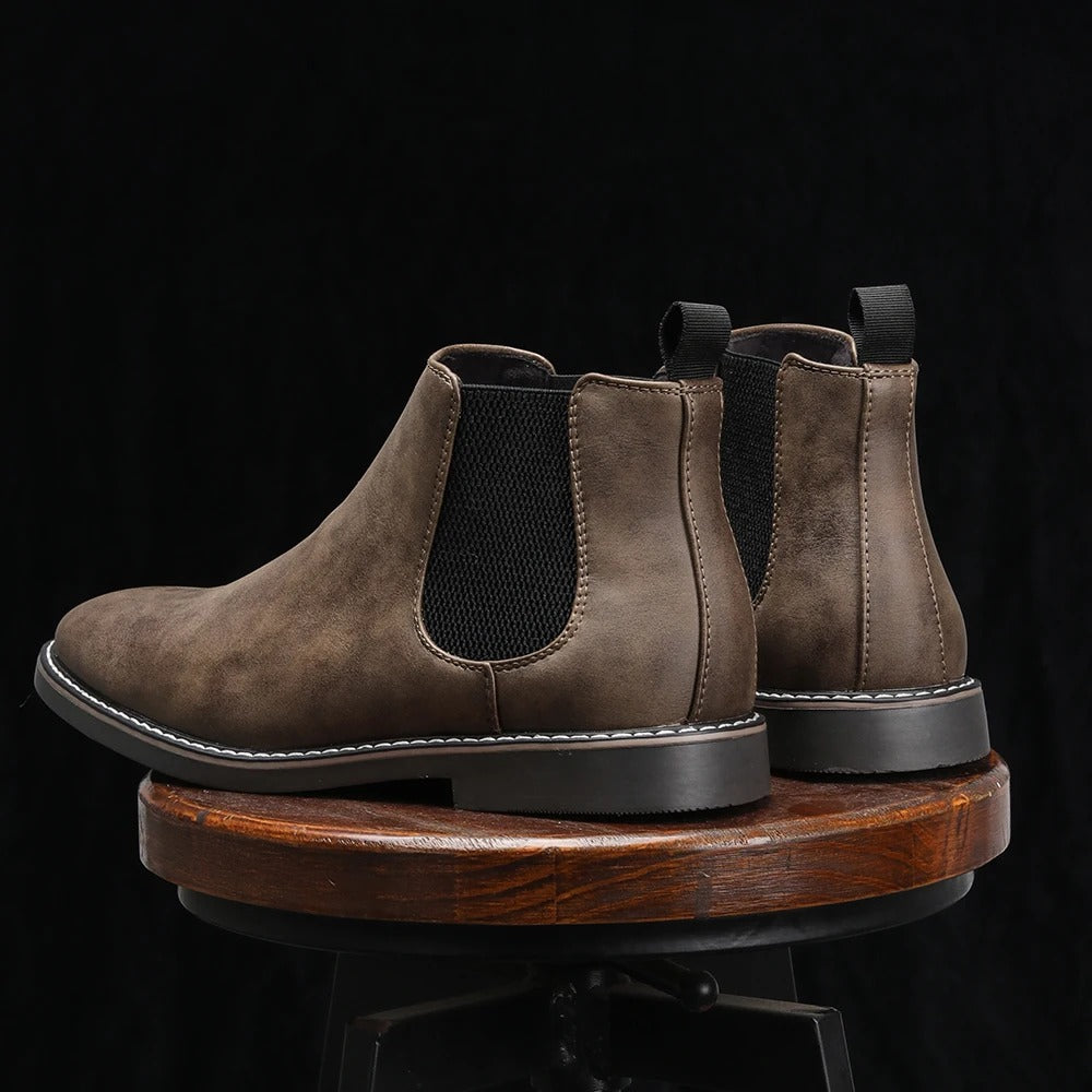 Bottes Chelsea homme lisses, vue 8