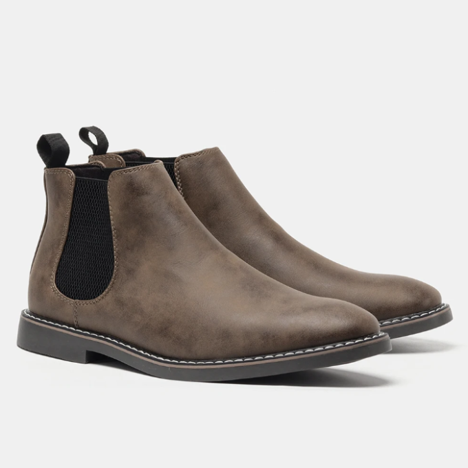 Bottes Chelsea homme lisses, vue 2