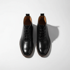 Bottes homme à lacets, coloris Noir