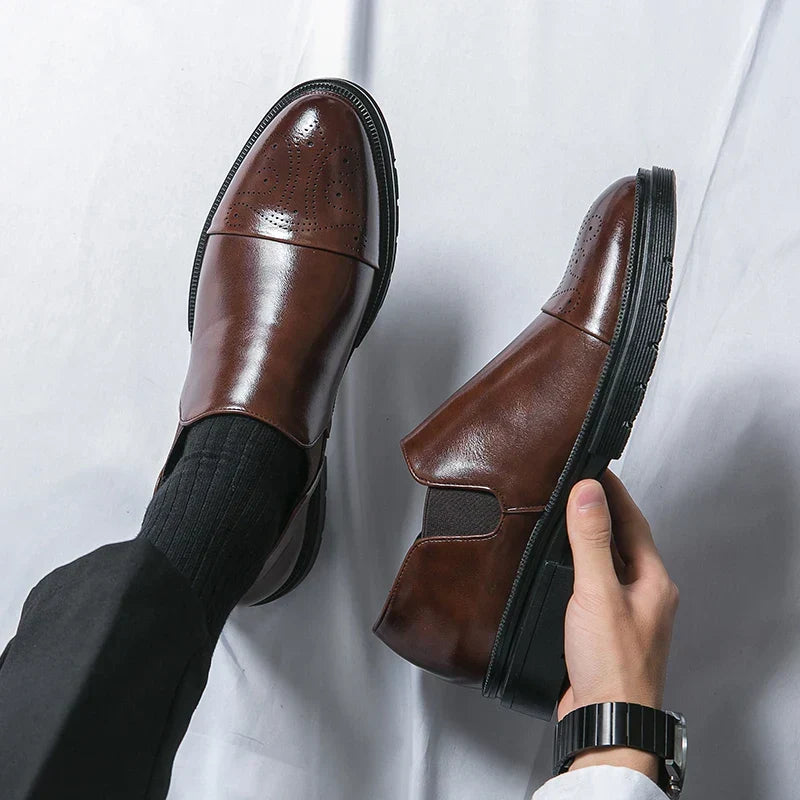Bottes homme à semelle crantée, vue 3