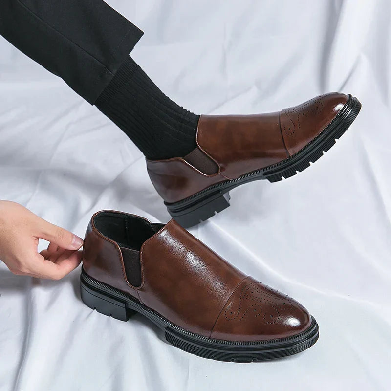 Bottes homme à semelle crantée, vue 4