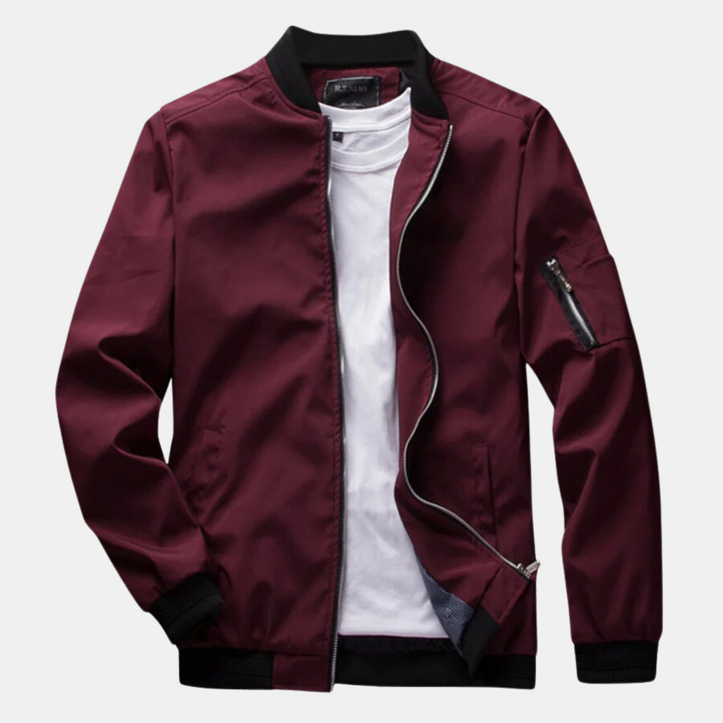 Veste d'été, classique et pour hommes, coloris Bourgogne