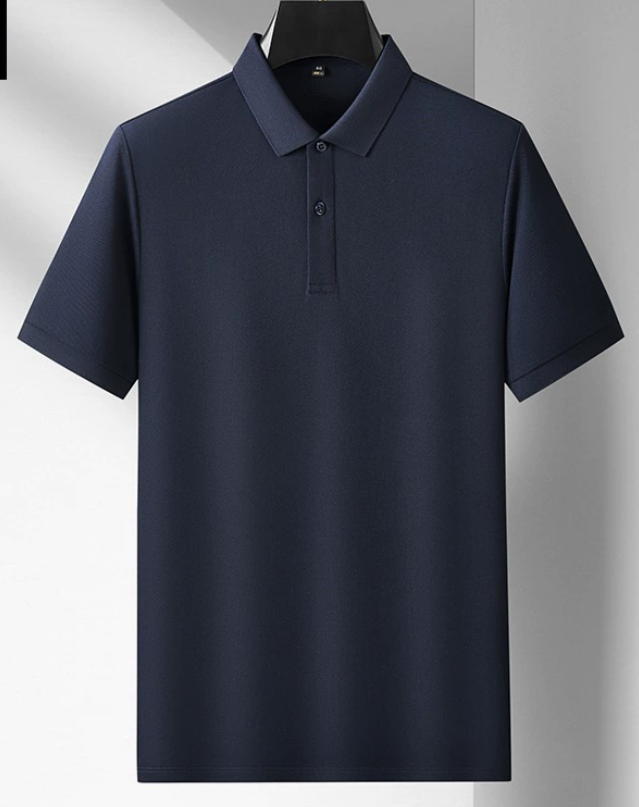 Polo Homme en Coton, coloris Bleu