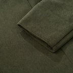 Manteau court ajusté en velours côtelé à col montant pour homme, vue 5
