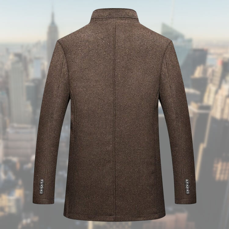 Manteau d’Hiver Homme en Mélange de Laine avec Gilet Amovible, vue 5