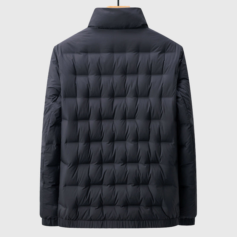 Veste Matelassée Homme à Col Haut